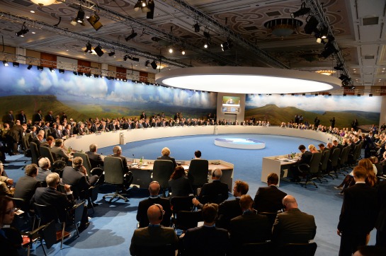David Cameron hosts the 2014 NATO Summit in Wales.